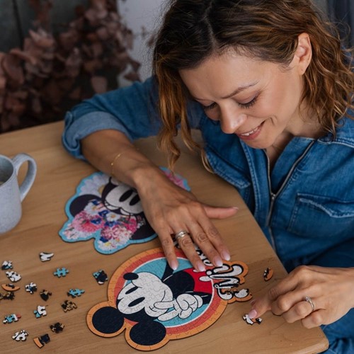 Trefl 160 Wooden Shaped Puzzles - Retro Mickey Mouse / Disney Mickey Mouse and Friends FSC Mix 70%-3