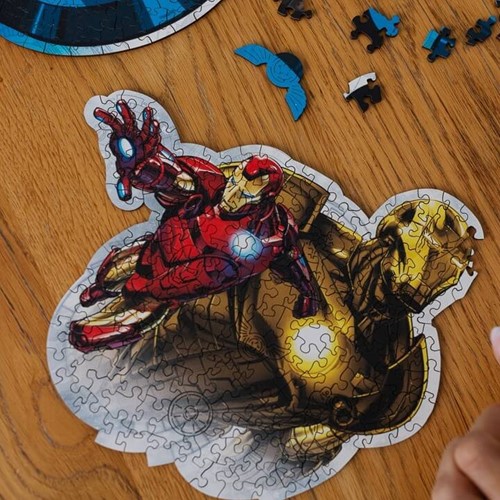 Trefl 160 Wooden Shaped Puzzles - Brave Iron Man / Disney Marvel Heroes FSC Mix 70%-3