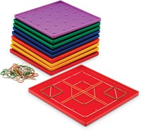Learning Resources - 5 X 5 Pin Geoboards (Set of 10)