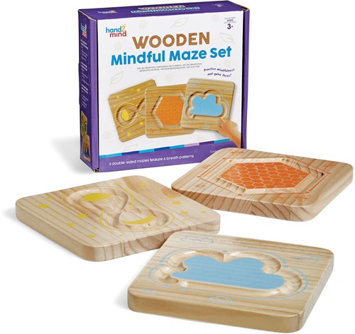 Learning Resources - Wooden Mindful Maze Set