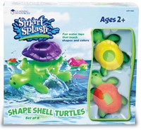 Learning Resources - Smart Splash® Shape Shell Turtles (Set of 16)-2