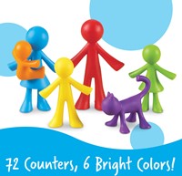 Learning Resources - All About Me Family Counters® (Set of 72)-3