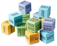 Learning Resources - Ten Frames Dice, Set of 12-2