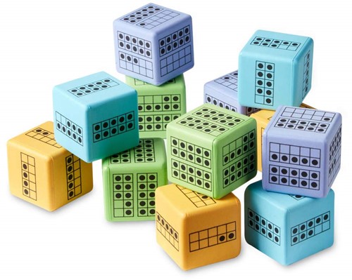 Learning Resources - Ten Frames Dice, Set of 12-2