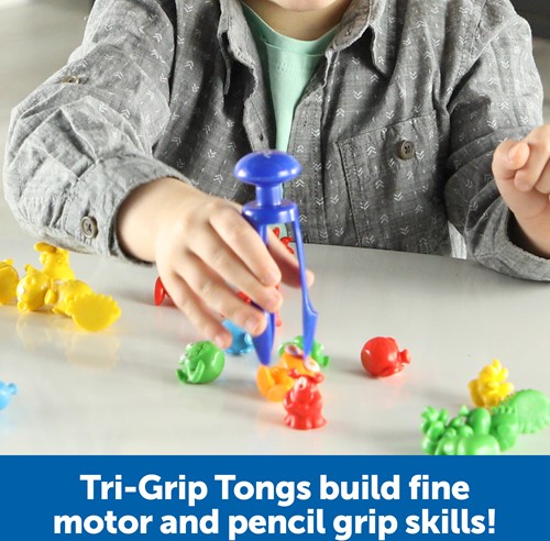 Learning Resources - Grab & Sort Fine Motor Alien Counters-3