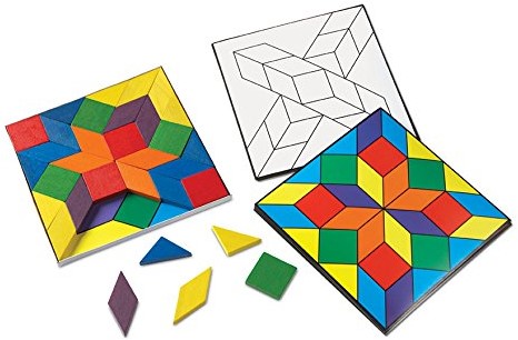 Learning Resources - Parquetry Blocks  & Cards Set-3