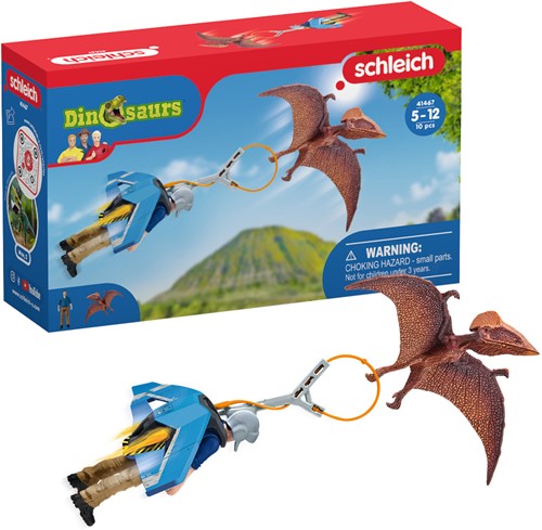 Schleich Dinosaurs Jetpack achtervolging-2