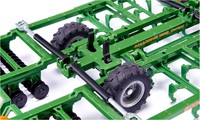 Siku Amazone Centaur speelgoed grondbewerkingsmachine voor tractoren 1:32 metaal/kunststof groen draaibare pakkerrollen inklapbaar frame trouw aan de originele lak-3