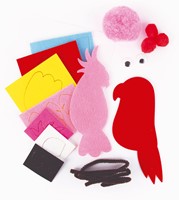 APLI - Craft Kit Vilten Papegaaiten-2