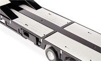Siku 3-assige dieplader Nooteboom Eurotrailer 1:32 zwart/zilver metaal/kunststof elektronische laadklep 4 LED's aan de achterzijde-3