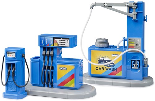 Bruder Accessoire: Tankstation met Wasplaats-2