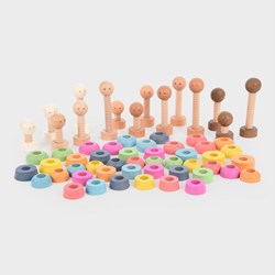 Tickit Rainbow Houten Gemeenschapsmensen