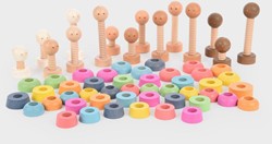 Tickit Rainbow Houten Gemeenschapsmensen