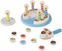 Melissa & Doug - Wooden Birthday Cake