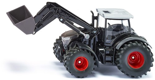 Siku Fendt 942 Vario met voorlader speelgoedtractor 1:50 metaal/kunststof zwart beweegbare shovel en voorlader achter- en voorkoppeling