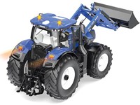 Siku New Holland T7.315 Tractor met voorlader blauw metaal/kunststof 1:32 op afstand bestuurbaar incl. bluetooth-controller besturing via app mogelijk-3