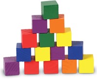 Learning Resources - Wooden Colour Cubes™ (Set of 102)-2