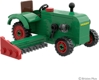 BRIXIES Plus Fendt Dieselross F28 (met maaibalk) Classic Club Collectie - 74 st-2