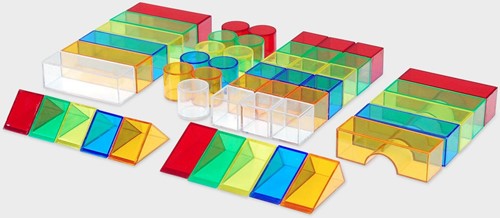 Tickit Doorschijnende kleurblokken