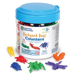 Learning Resources - Backyard Bugs™ Counters (Set of 72)