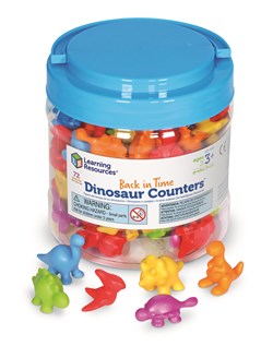 Learning Resources - Back In Time Dinosaur Counters® (Set of 72)