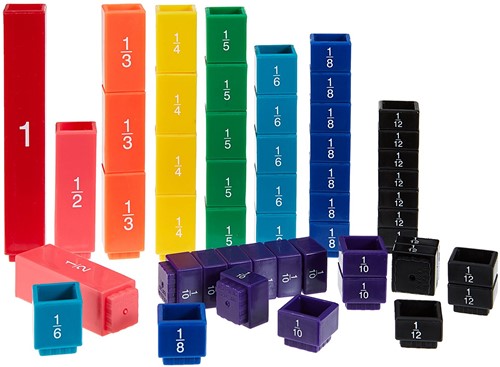 Learning Resources - Fraction Tower® Fraction Cubes-2