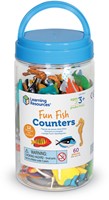 Learning Resources - Fun Fish Counters (Set of 60)-2