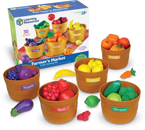 Learning Resources - Farmer's Market Colour Sorting Set