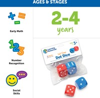 Learning Resources - Foam Dot Dice (Set of 2)-3