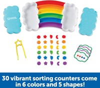 Learning Resources - Rainbow Sorting Tray (Single)-2