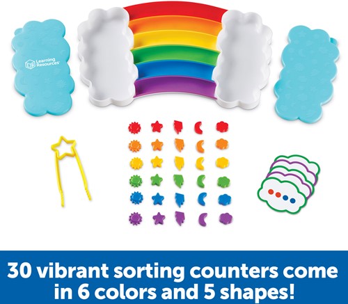 Learning Resources - Rainbow Sorting Tray (Single)-2