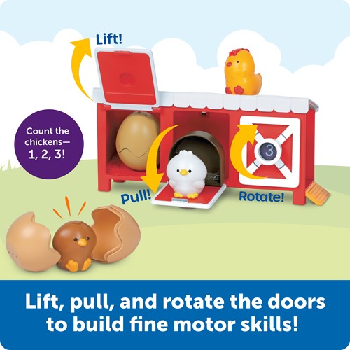 Learning Resources - Peeksville™ Hide & Cheep Chicken Coop™-2