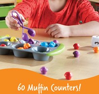 Learning Resources - Mini Muffin Match Up Math Activity Set-2