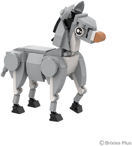 BRIXIES Plus Boerderijvriendjes Ezel - 110 st-2