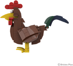 BRIXIES Plus Boerderijvriendjes Haan - 100 st