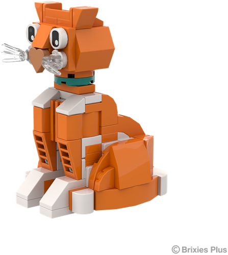 BRIXIES Plus Boerderijvriendjes Huiskat - 108 st