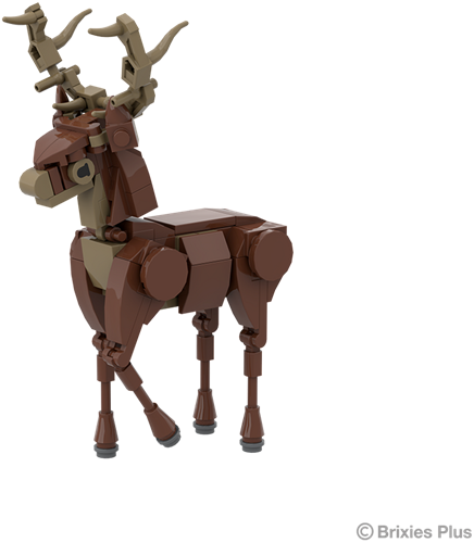 BRIXIES Plus Boerderijvriendjes Hert - 125 st