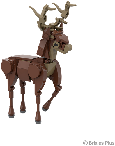 BRIXIES Plus Boerderijvriendjes Hert - 125 st-2