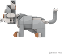 BRIXIES Plus Boerderijvriendjes Boerderijkat - 128 st