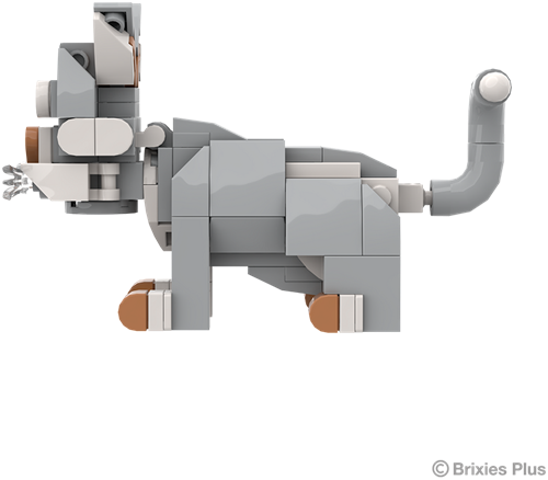 BRIXIES Plus Boerderijvriendjes Boerderijkat - 128 st