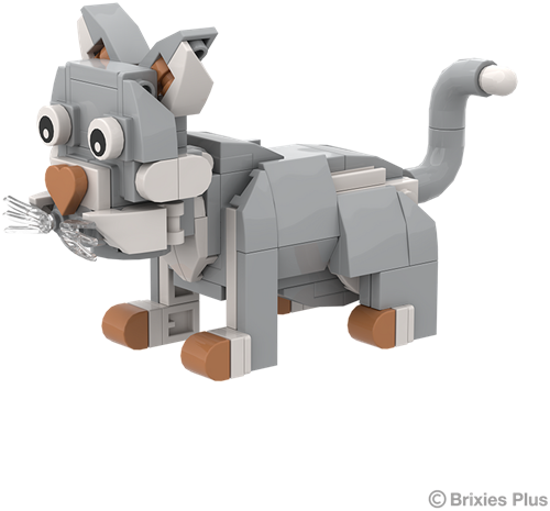 BRIXIES Plus Boerderijvriendjes Boerderijkat - 128 st-2