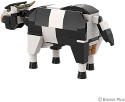 BRIXIES Plus Boerderijvriendjes Koe - 140 st