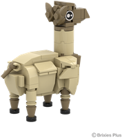 BRIXIES Plus Boerderijvriendjes Lama - 102 st