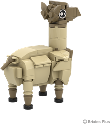 BRIXIES Plus Boerderijvriendjes Lama - 102 st