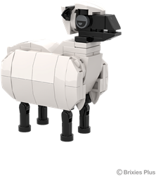 BRIXIES Plus Boerderijvriendjes Schaap - 91 st