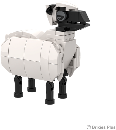 BRIXIES Plus Boerderijvriendjes Schaap - 91 st