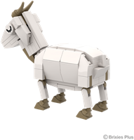 BRIXIES Plus Boerderijvriendjes Geit - 100 st