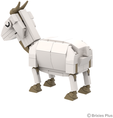 BRIXIES Plus Boerderijvriendjes Geit - 100 st