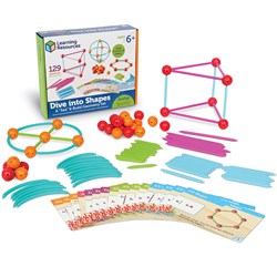 Learning Resources - Dive Into Shapes! ™ A 'Sea' And Build Geometry Set