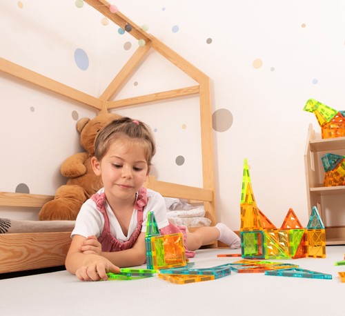 Geomag Magnetic Tiles Gems 16-delig | Magnetisch speelgoed | vanaf 3 jaar-1